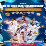 KIO CADET, JUNIOR, U-21 & SENIOR ALL INDIA KARATE CHAMPIONSHIP  2024
