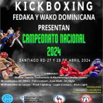 CAMPEONATO NACIONAL DOMINICANO DE KICKBOXING 2024