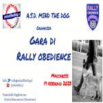 RO - RALLY OBEDIENCE - MIND THE DOG MACCARESE - 19 FEBBRAIO 2023