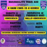 RO - Rally Obedience - Randagility Team - Corciano PG - 12 FEBBRAIO 2023