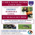 NOSEWORK - SKY DOG - COLLEGNO - TO 11 MAGGIO 2024