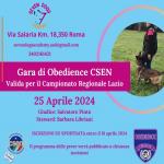 OB-OBEDIENCE-SEVEN DOGS ACADEMY-ROMA RM- 25 APRILE 2024