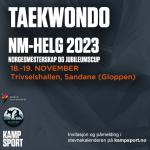 TAEKWONDO WT - NORGESMESTERSKAP 2023 - Arrangør søkes