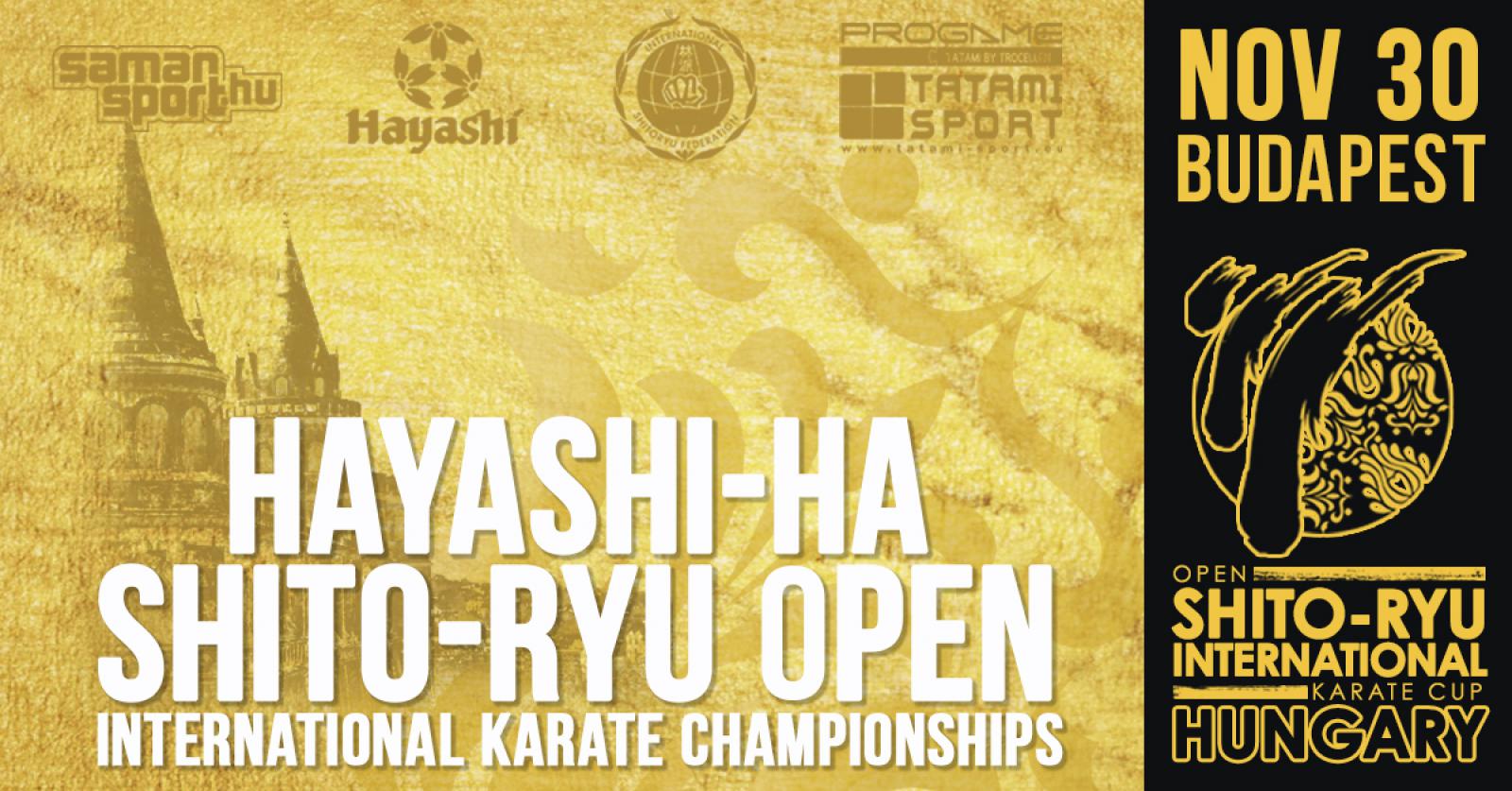 SET Online Karate: HAYASHI SHITO-RYU OPEN INTERNATIONAL