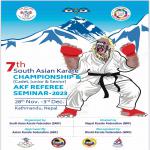 7TH CADET, JUNIOR, U21 & SENIOR SOUTH ASIAN KARATE CHAMPIONSHIP 2023