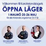 KARATELANDSLAGETS ÖPPNA LÄGER I MALMÖ 25 - 26 MAJ