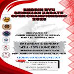 SHORIN RYU SEIBUKAN KARATE OPEN CHAMPIONSHIP 2025 - NON-SANCTION