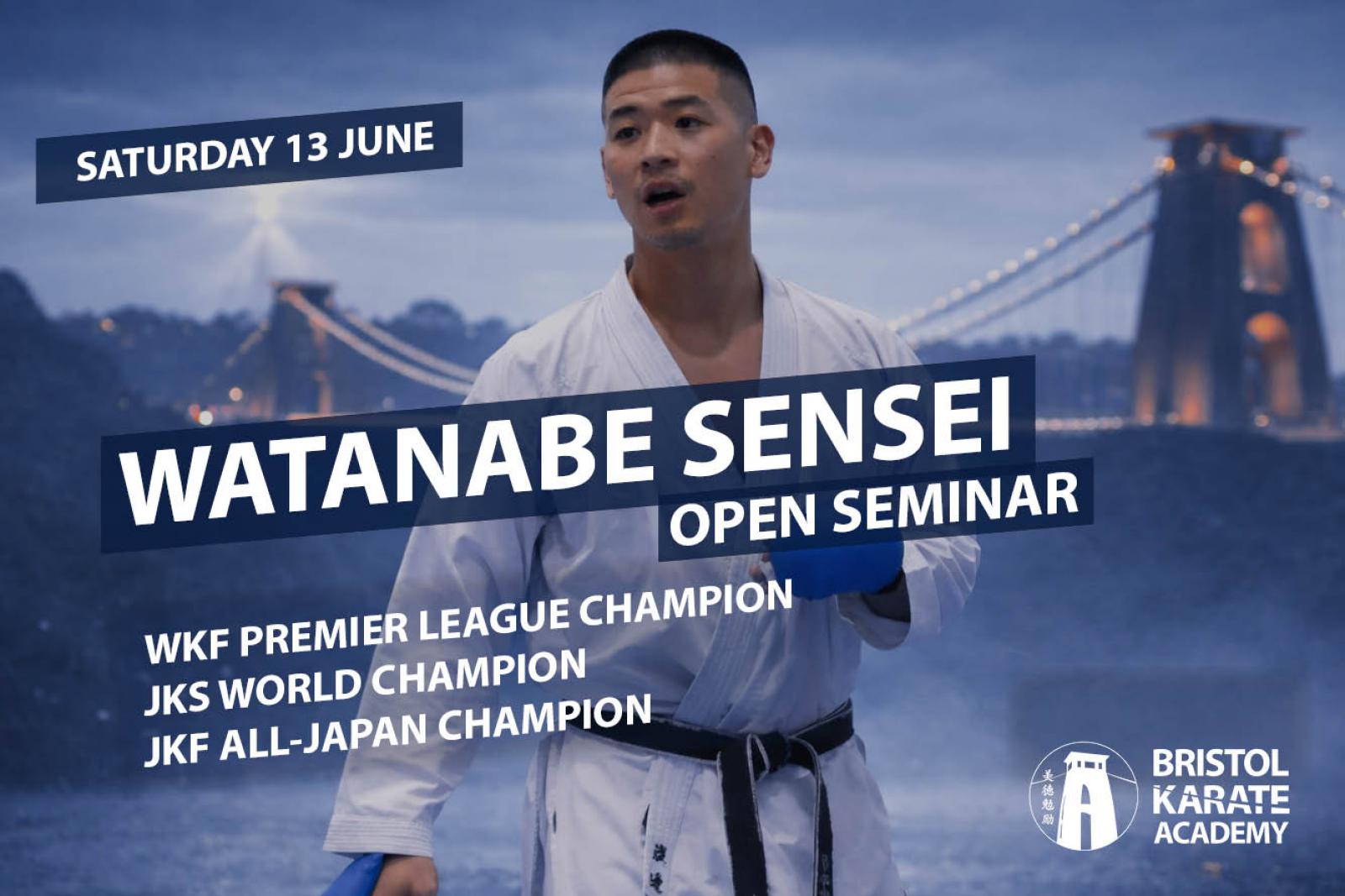 SET Online Karate: DAISUKE WATANABE SENSEI SEMINAR - 2X WKF PREMIER ...
