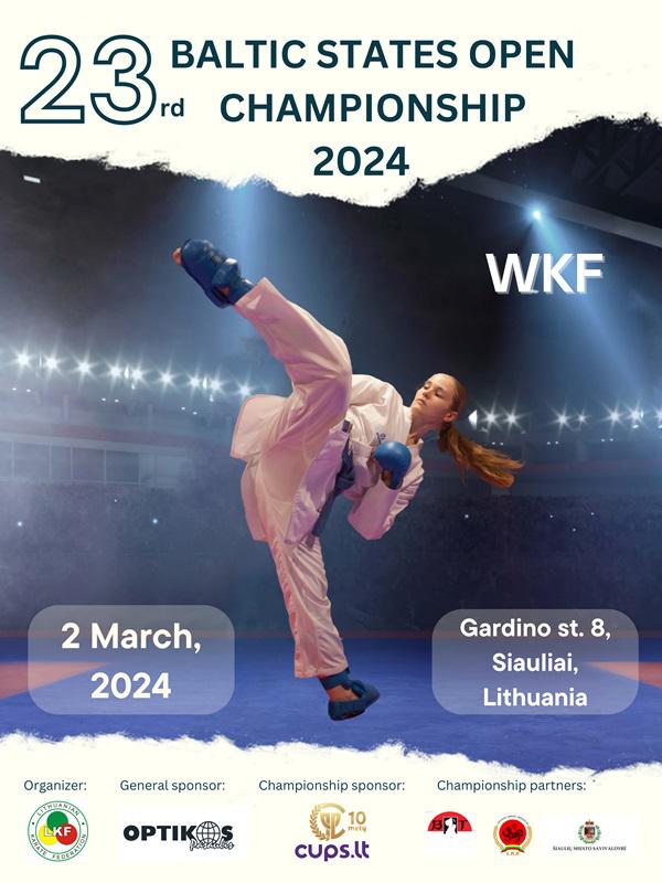SET Online Karate 23rd BALTIC STATES OPEN KARATE CHAMPIONSHIP 2024