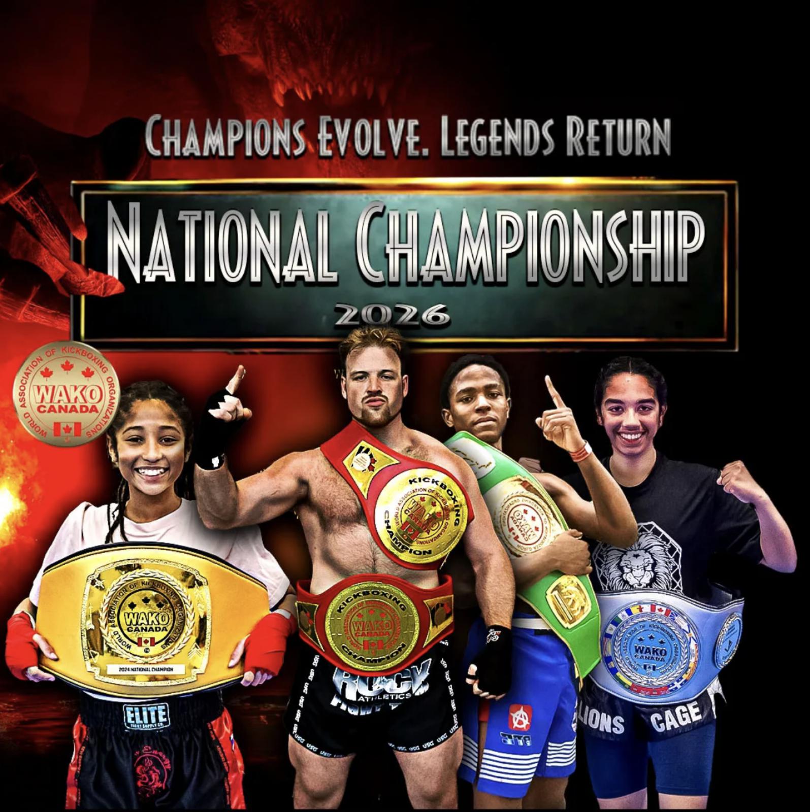 SET Online Kickboxing: WAKO Canada 2026 National Championship