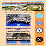 WAKO INTERNATIONAL REFEREE SEMINAR FOR TATAMI, RING & WAKO PRO, SLOVAKIA 
