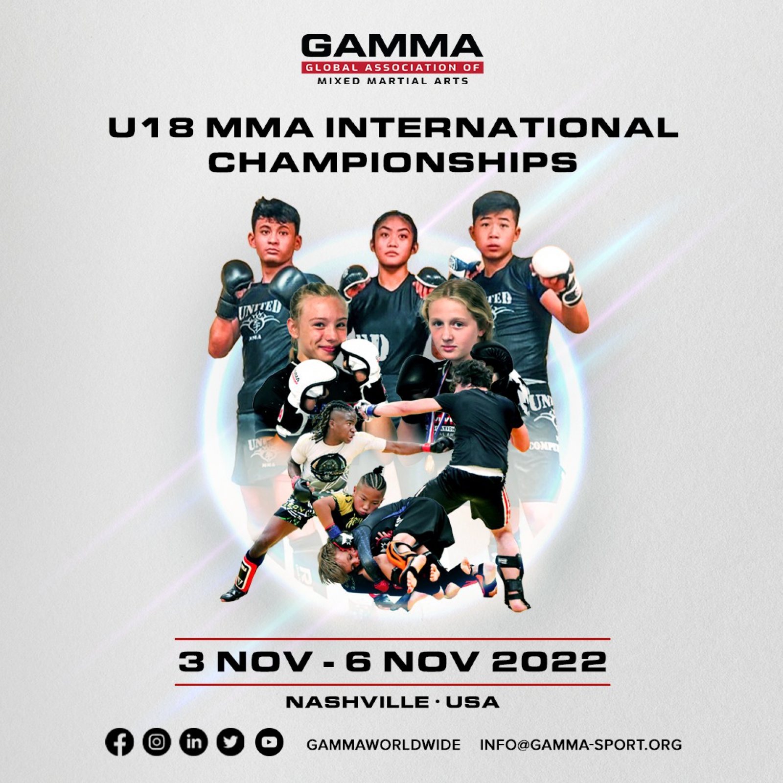 SET Online MMA GAMMA USA U18 MMA INTERNATIONAL CHAMPIONSHIPS
